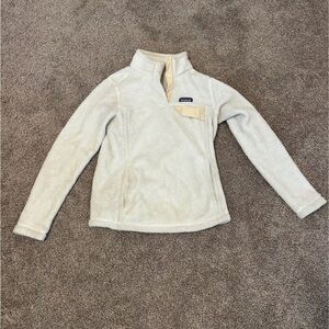 Patagonia retool snap t pullover white size small